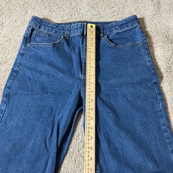 Carhartt Womens Bootcut Jeans Blue Denim Mid Rise BD8374-B Gorpcore Size 16 - Picture 7 of 7